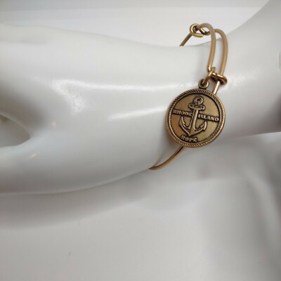 ALEX And ANI Rhode Island Hope Expandable Bangle Bracelet. Made in USA. 4517