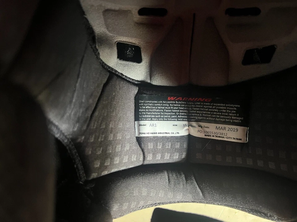 Шлем Answer AR-1 желтый|синий молодежный средний 49-50 см - Изображение 3 из 4