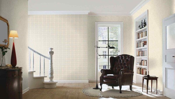 Vliestapete Rasch Tartan Karo Beige Hellgrau Curiosity 537444 (4,47€/1Qm)-image