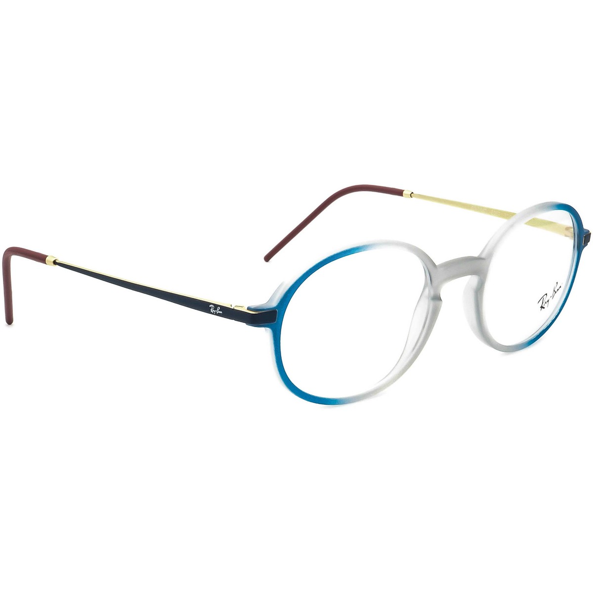 Ray-Ban Eyeglasses RB7153 5821 Matte Blue Gradient/Gold  display picture 3