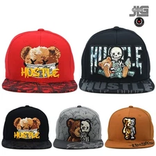 Hustle Bear New Leader TL Snapback Bear Hustle Cotton Adult Adjustable Cap Hat