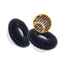 Steel Brush Heads (2 Units) for Electric Spin Scrubber | Designed for Heavy-D...