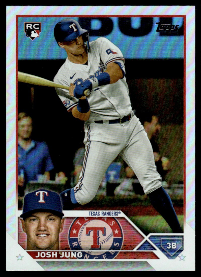 2023 Topps Rainbow Foil Josh Jung Rookie Texas Rangers #529