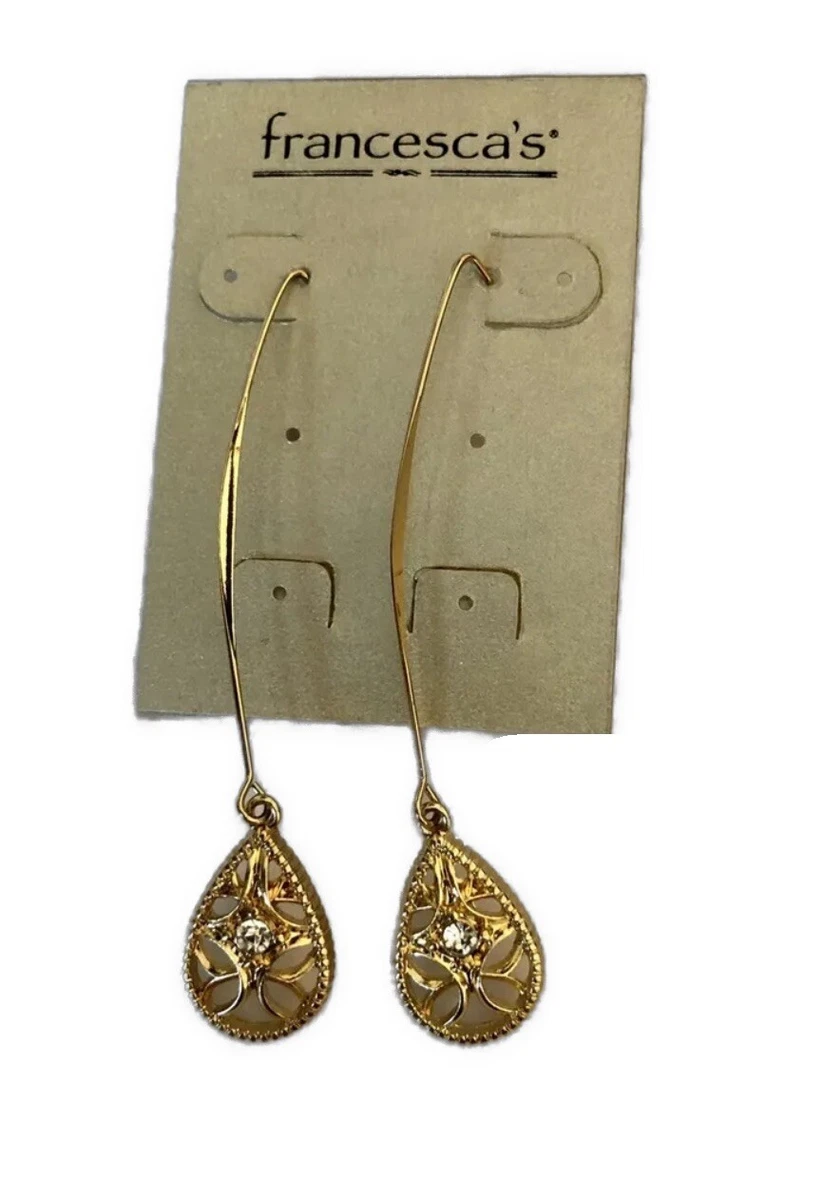 Francesca's deals gold earrings