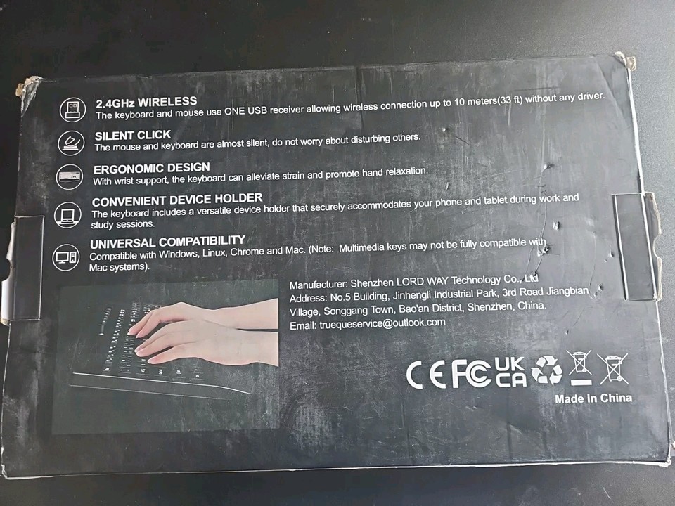 Trueque KC213 Wireless Keyboard & Mouse Combo | eBay