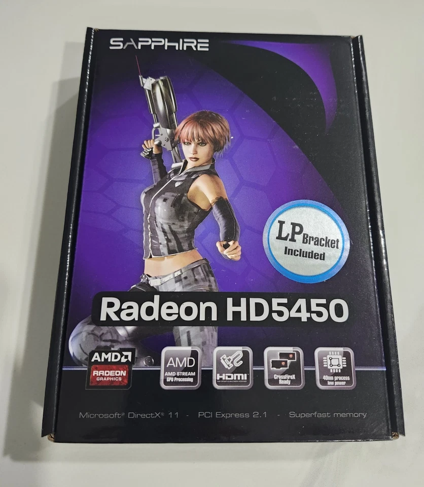 AMD Radeon HD 5450 1GB DDR3 PCI Express 16-inch Video Card - Image 2 of 3