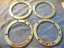 Vin. PENN SENATOR 112 H- 3/0 -PARTS LOT-CHROME BEAUTY RING SET-ALL PARTS AS PIC.