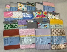 Lot of 21 Round Crib Sheets 42"   Made in USA   Fits Round Baby Cribs   Assorted