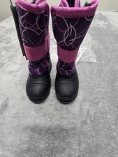 NWT Kamik Snowbug 4 Pac Boots Size 8T Insulated Eggplant