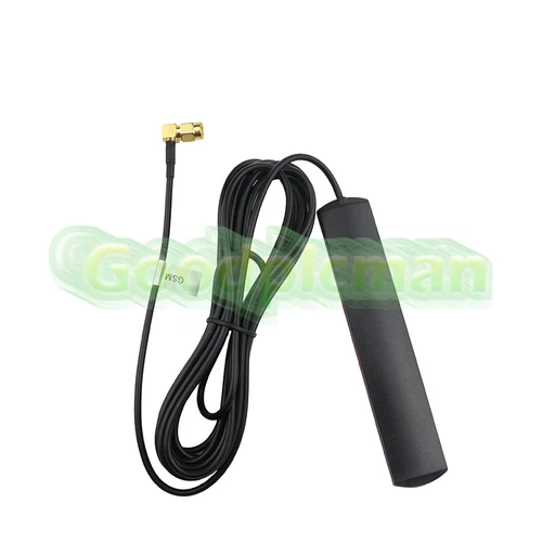 GSM GPRS Antenna 433 Mhz 2.5dbi Cable 90° SMA Male Universal DAB Patch Aerial
