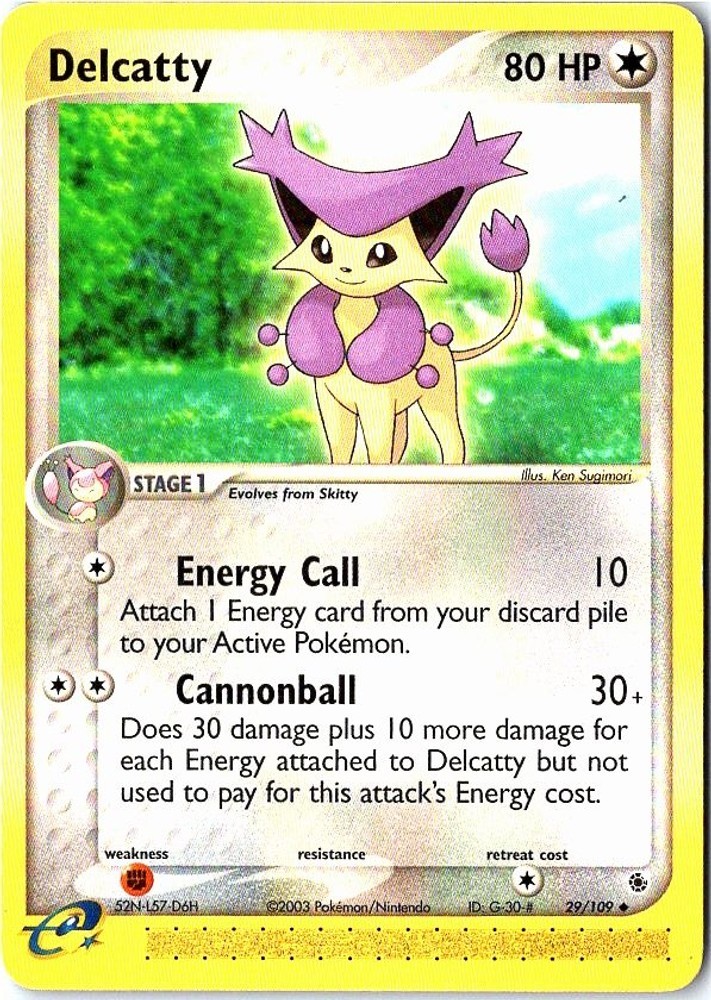 Delcatty 29/109 EX Ruby and Sapphire