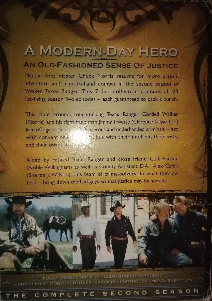 Walker Texas Ranger Seasons 1-2; plus bonus Norris action set (15 movies) - Image 4 of 4