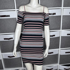 BILLABONG Bodycon Stripe Mini Dress Size Medium
