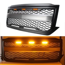 Honeycombe Style Mesh Front Bumper Grille For CHEVROLET Silverado 1500 16-18 17