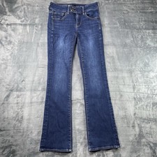 American Eagle Outfitters Womens Kick Boot Jeans Dark Wash Size 2 Regular