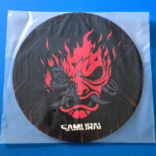 Cyberpunk 2077 SLIPPIN' IN TURNTABLE Vinyl Record SAMURAI SLIPMAT 12" Official