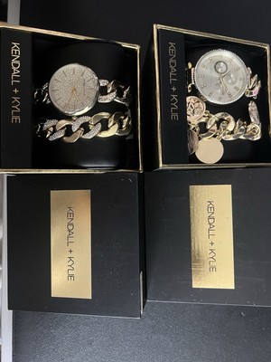 New in Box!  Kendall + Kylie Gold Tone Watch and Bracelet Set