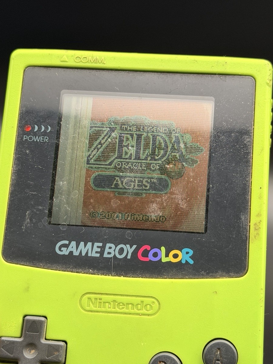 Broken Nintendo Game Boy Color Handheld Game Console CGB-001