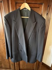 GIACCA GIORGIO ARMANI COLLEZIONI BLU TAGLIA 50 REG DROP 7 PURA LANA VERGINE UOMO