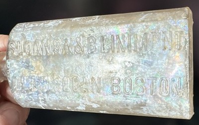 Sloan's Liniment Dr. E. S. Sloan Boston Antique Medicine Bottle Clear Glass