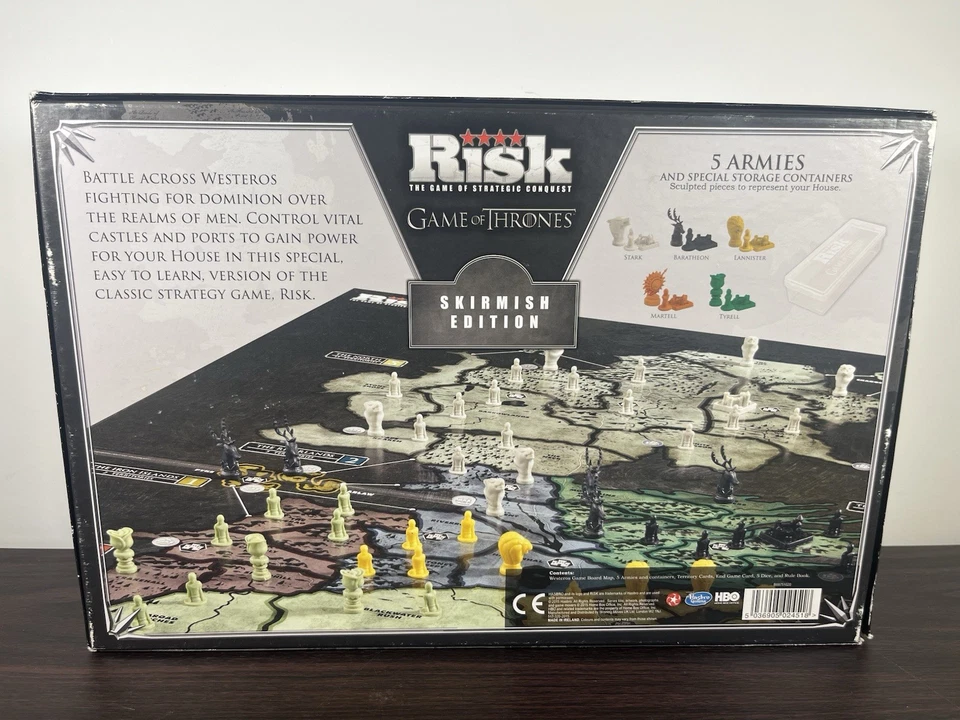 Risk Game of Thrones Board Game Skirmish Edition - Hasbro/2017 Checked &Complete - Image 2 of 4