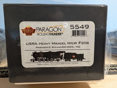 Broadway Limited #5549 HO USRA Heavy Mikado Milwaukee Road MILW #308 Steam Loco