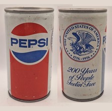 Vintage 1976 Bicentennial Pepsi Collector's  Can #414