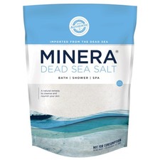 Minera Dead Sea Salt, 100 Pure  Natural, 2 Lbs. Fine Grain 0-1.7 Mm