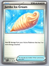 Jumbo Ice Cream 091/094 Uncommon Phantasmal Flames Pokemon Near Mint