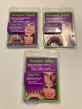 Rubies Vampire Teeth Lot of 3 Custom Fitting Vampire Fangs Sealed