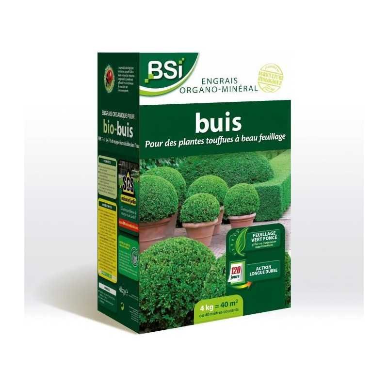 Engrais bio buis BSI pour sublimer les terrasses et balcons arborés avec soin naturel