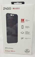 Zagg Privacy Screen Protector for iPhone 14 Pro Max 2022, Antimicrobial