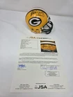 REGGIE WHITE signed PACKERS mini helmet JSA COA Full Letter LOA