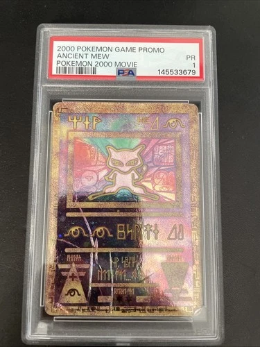 Pokémon Movie Ancient Mew Holo PSA 1
