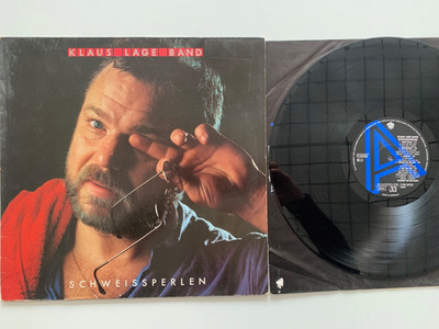 Klaus Lage Band - Schweissperlen LP (VG/VG) 12'' Vinyl 1469461