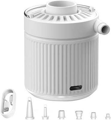Quick-Fill Air Pump, Cordless Air Mattress Pump, Inflate Deflate Pump Quick-Fill