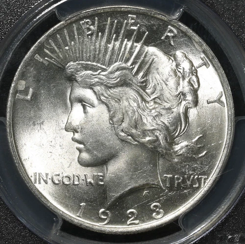 1923 PCGS MS63 Peace Silver Dollar
