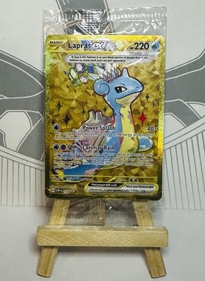 Pokemon Karte Lapras EX Englisch SVP 164 Black StarPromo Secret GOLD Sealed NM
