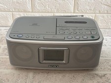 Junk  Sony CFD-E501  CD radio cassette player, some parts not working