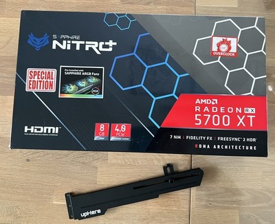SAPPHIRE Nitro+ Radeon RX 5700 XT Special Edition 8GB OVP + upHere Halterung  