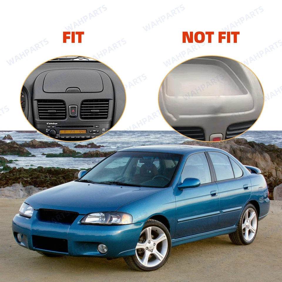 For 2000-2006 Nissan Sentra Sunny Center Dash Air Conditioner Vent Outlet Panel Foto 4 de 4