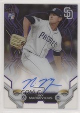 2019 Topps High Tek High Tek Auto Purple /99 Nick Margevicius #HTA-NM Auto 1q7