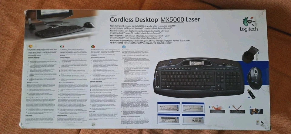 Cordless Desktop Laser Logitech MX5000 complete - Immagine 3 di 4