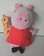 "Peppa Pig Teddy Buddy Niños Almohada Peluche 18"" Juguete de Peluche"