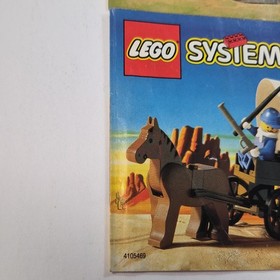 Vintage LEGO Western Manual Lot 6718 Raindance Ridge 6716 Covered Wagon