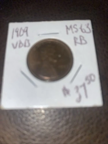1909 VDB Lincoln Cent BU. $20