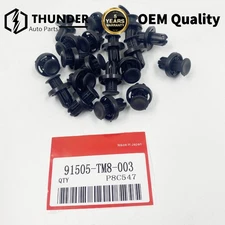 OEM 20PCK NEW for HONDA BUMPER / UNDER COVER RETAINER CLIP 91505-TM8-003