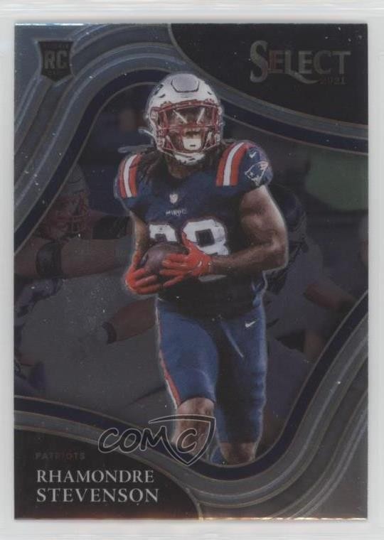 2021 Panini Select Field Level Rhamondre Stevenson #375 s3g