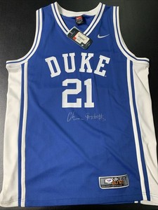 Duke Blue Devils Chris Duhon Auto PSA Certified Nike Elite Team Jersey NWT Sz L