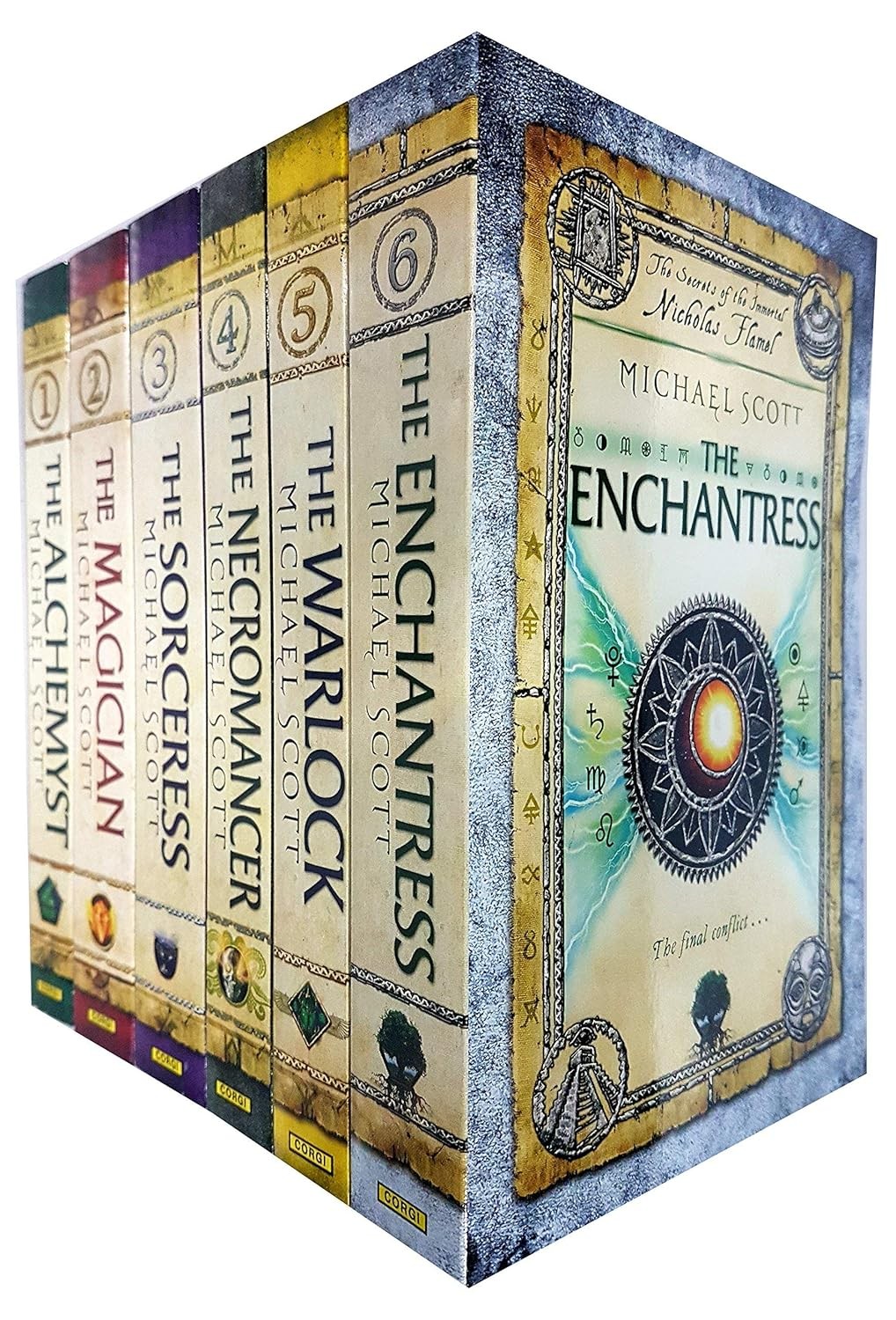The Secrets Of The Immortal Nicholas Flamel 6 Books Set by Michael Scott, PB